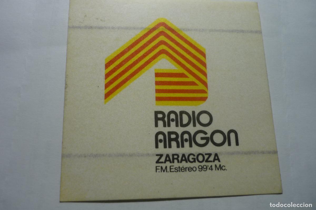 Pegatinas de colecci&oacute;n: PEGATINA RADIODIFUSION RADIO ARAGON ZARAGOZA