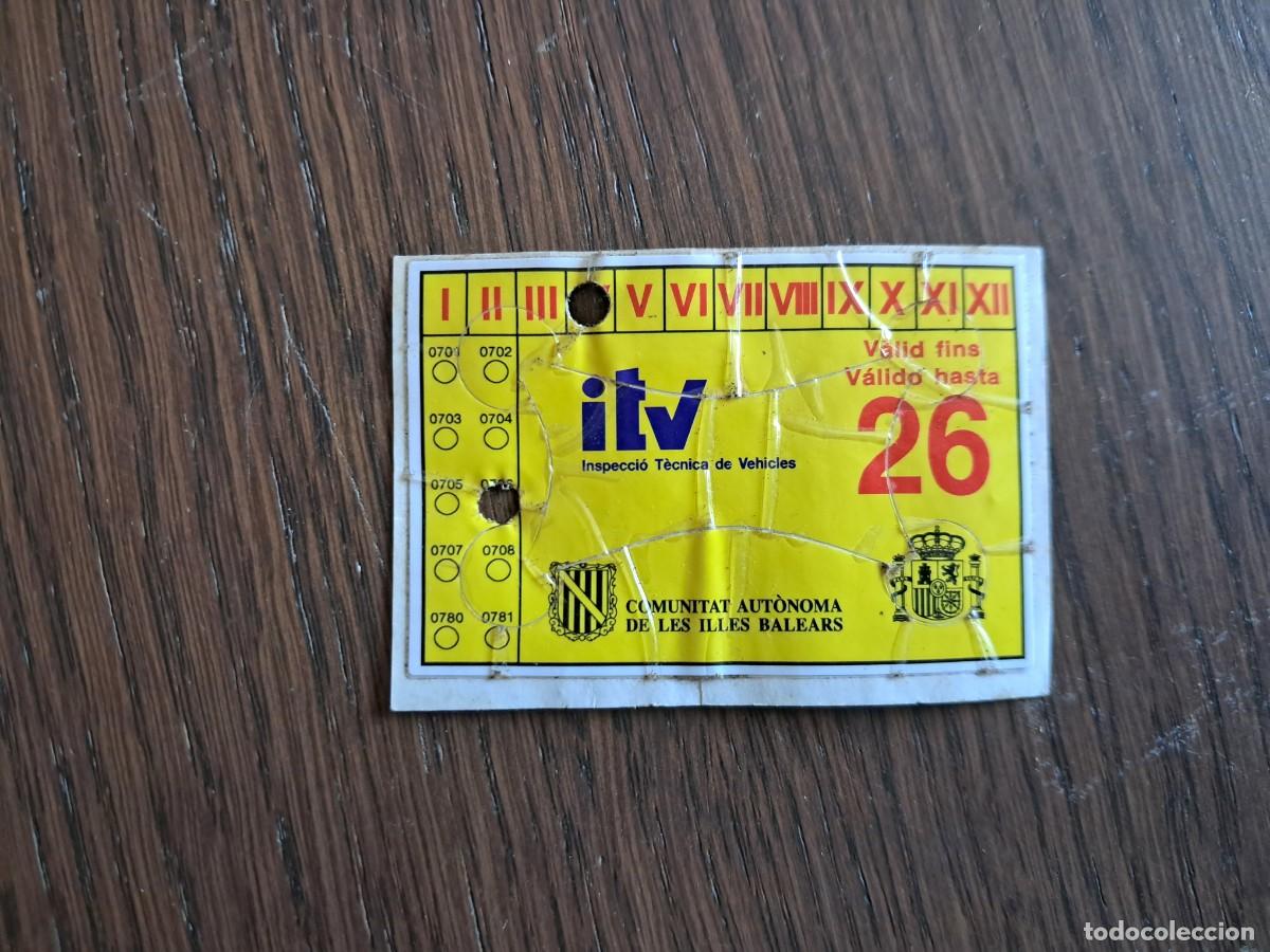Pegatinas de colecci&oacute;n: pegatina itv, comunidad aut&ograve;noma de Baleares, a&ntilde;o 2026
