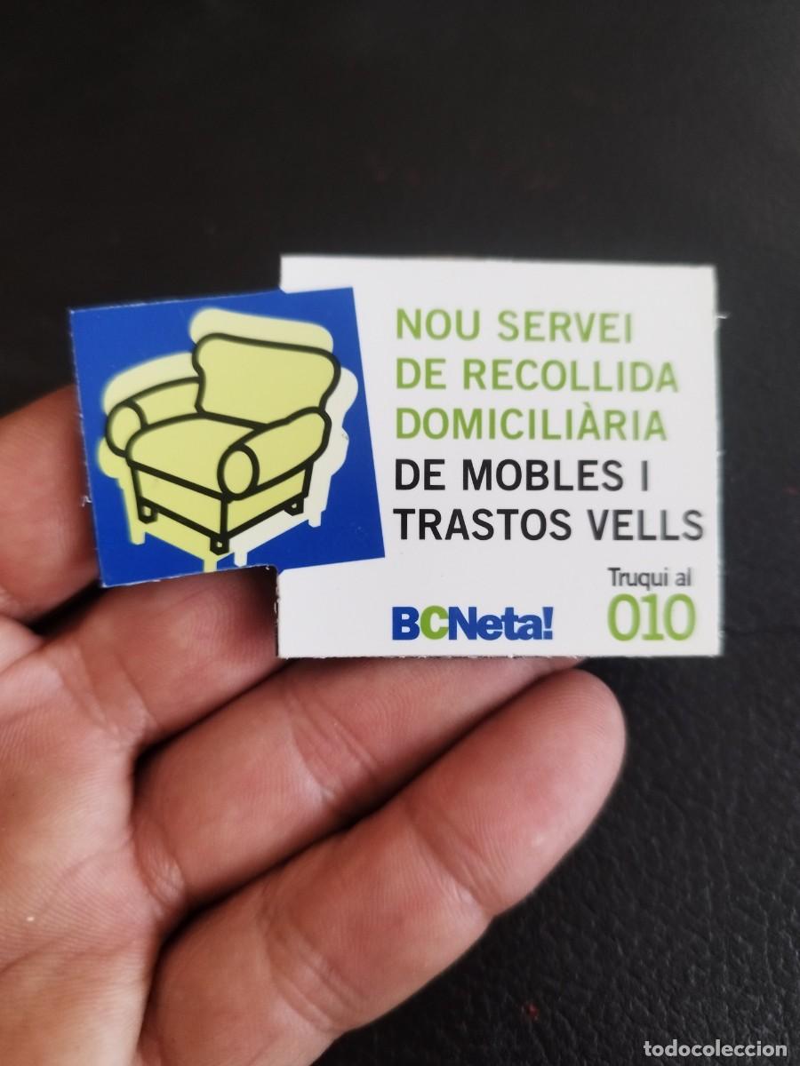 Pegatinas de colecci&oacute;n: Im&aacute;n de nevera Recogida de Muebles y Trastos Viejos&rdquo; del Ayuntamiento de Barcelona. BCNeta!