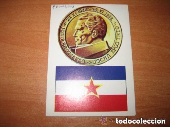 Pegatinas de colecci&oacute;n: CROMO PEGATINA N&ordm; 135 YUGOSLAVIA