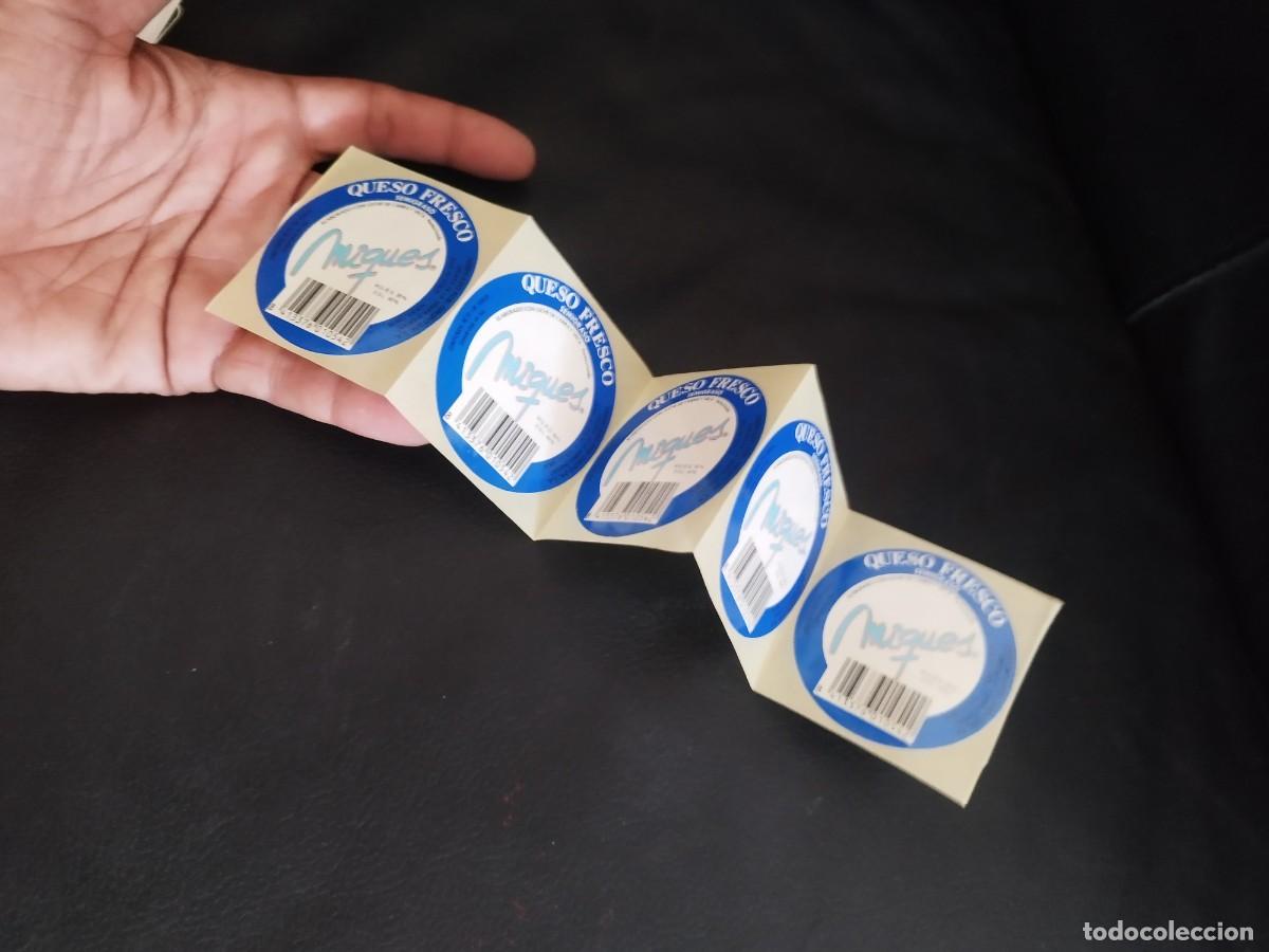 Pegatinas de colecci&oacute;n: 5 Pegatinas, adhesivos de queso fresco Miques.