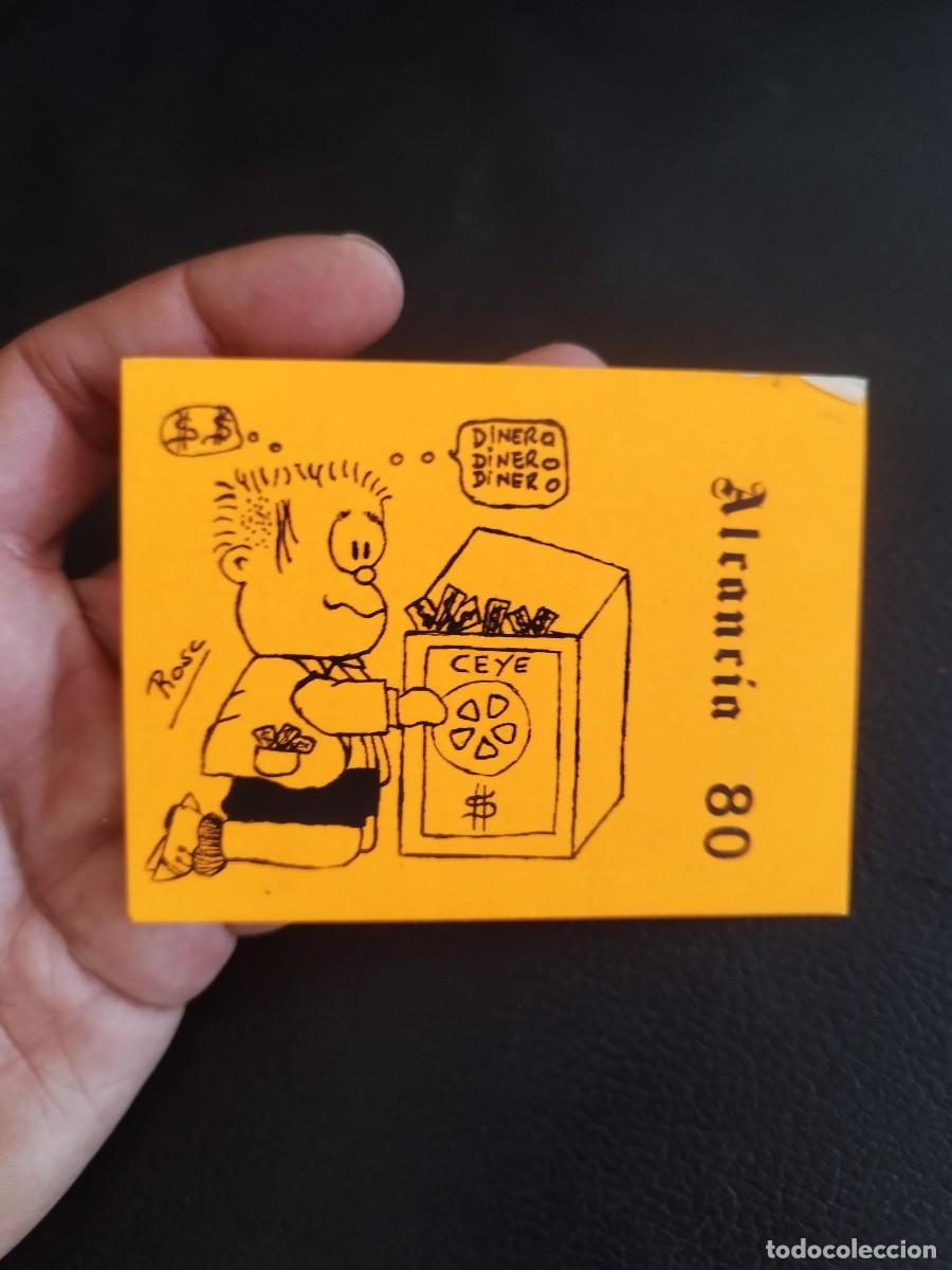 Pegatinas de colecci&oacute;n: Pegatina, adhesivo con personaje de mafalda. Dinero, alcancia 80 a identificar.