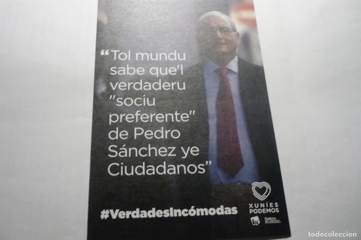Sammlung von Aufklebern: pegatina politica gallega unidas podemos