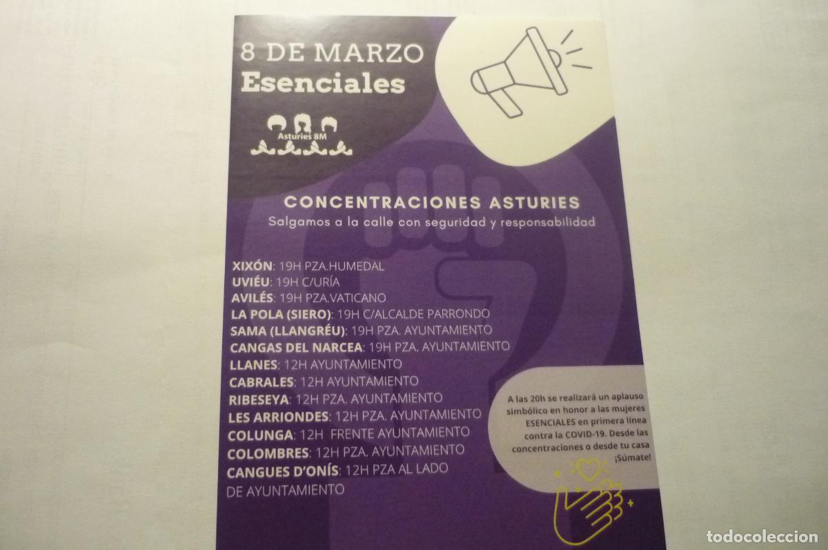 Pegatinas de colecci&oacute;n: pegatina asturias 8 marzo concentraciones