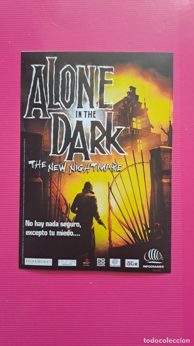 Pegatinas de colecci&oacute;n: ANTIGUA PEGATINA ALONE IN THE DARK (16,5 cm)