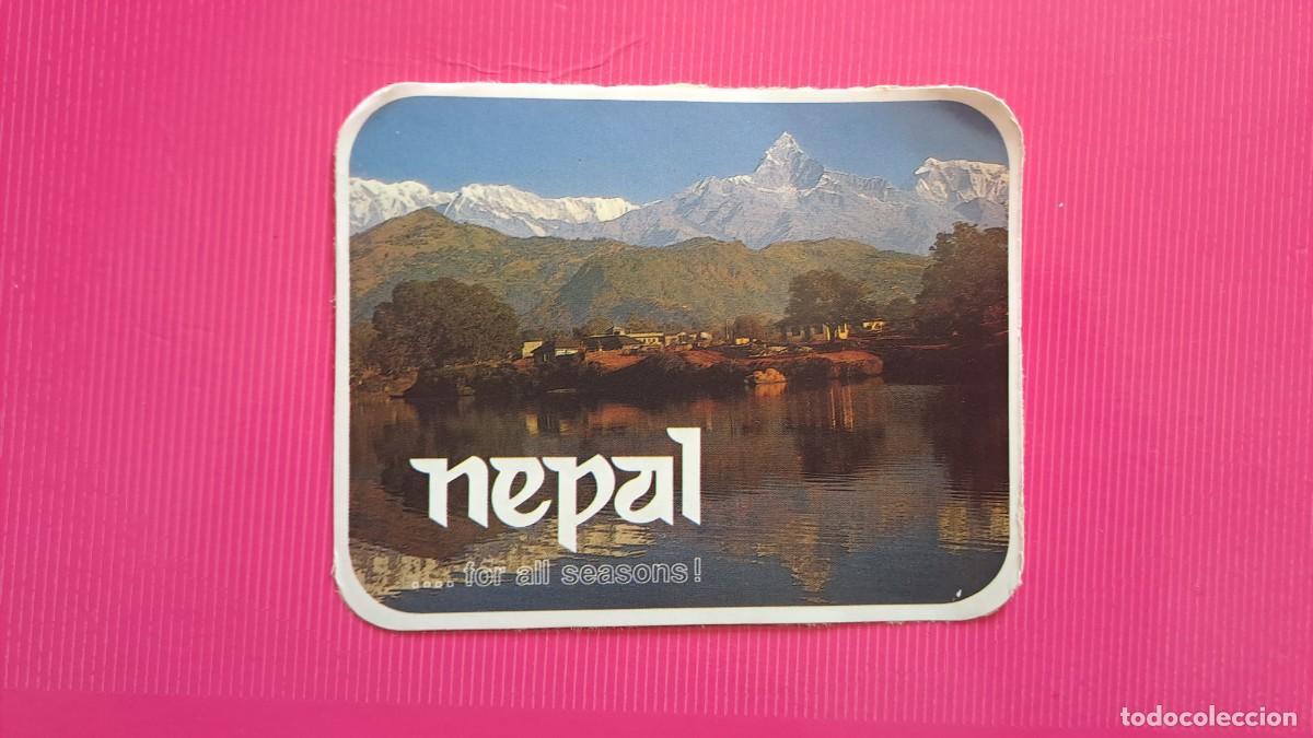 Pegatinas de colecci&oacute;n: ANTIGUA PEGATINA TURISMO NEPAL (11,5 cm)