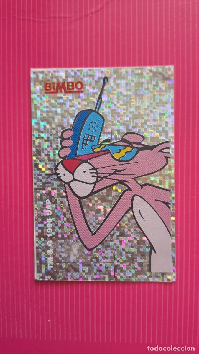 Pegatinas de colecci&oacute;n: ANTIGUA PEGATINA PANTERA ROSA BIMBO (6,5 cm) RECORTADA