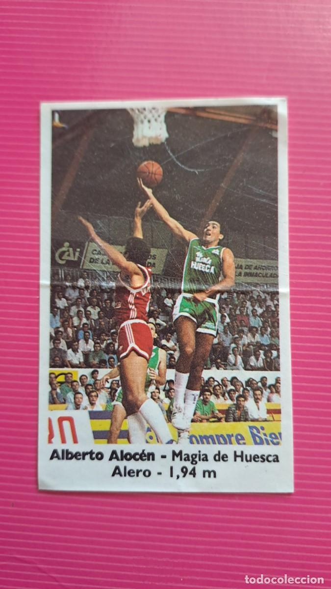 Pegatinas de colecci&oacute;n: CROMO BASKET 88 89 1988 1989 N&ordm; 91 ALBERTO ALOCEN MAGIA HUESCA - BOLLYCAO