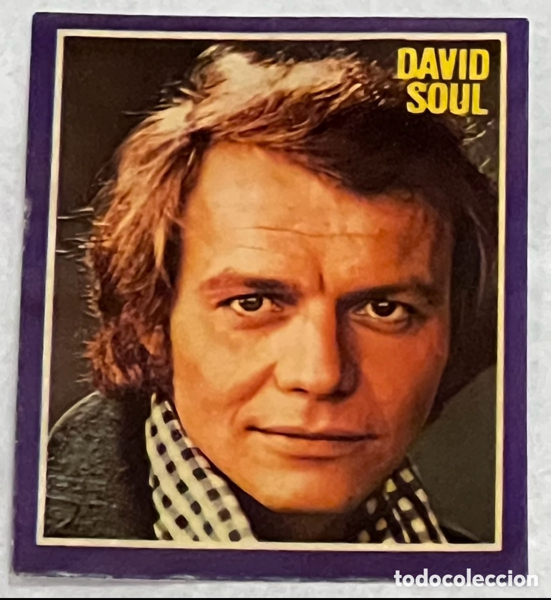 Pegatinas de colecci&oacute;n: Pegatina. David Soul. Revista Pronto. A&ntilde;os 70.