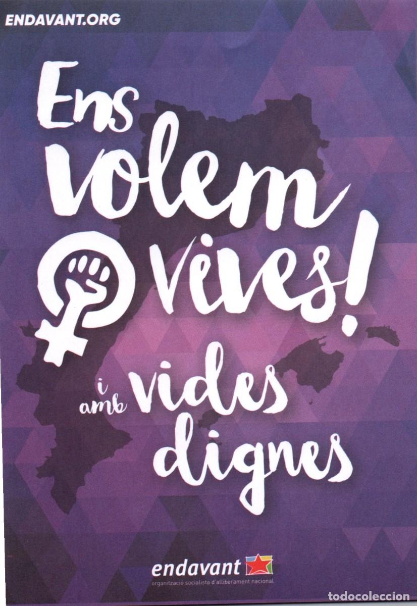 Pegatinas de colecci&oacute;n: Pegatina Pol&iacute;tica ENS VOLEM VIVES I AMB VIUDES DIGNES