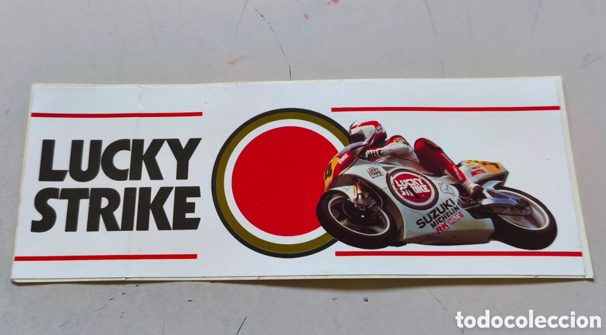 Pegatinas de colecci&oacute;n: ADHESIVO PEGATINA, LUCKY STRIKE SUZUKI