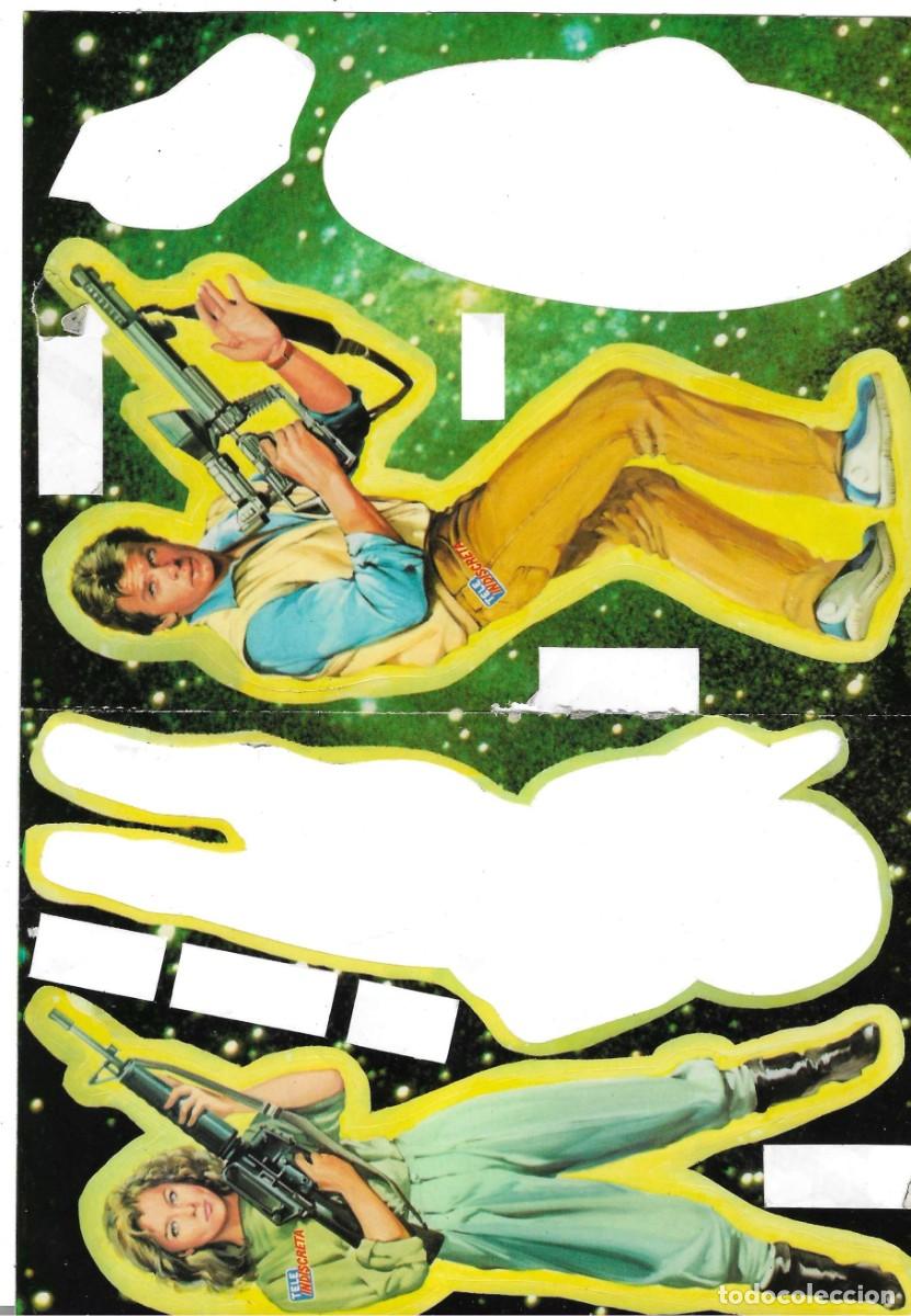Pegatinas de colecci&oacute;n: Adhesivo Tele Indiscreta, 2 adhesivos. 22,50 x 15,60 cm. ref. 24-art40