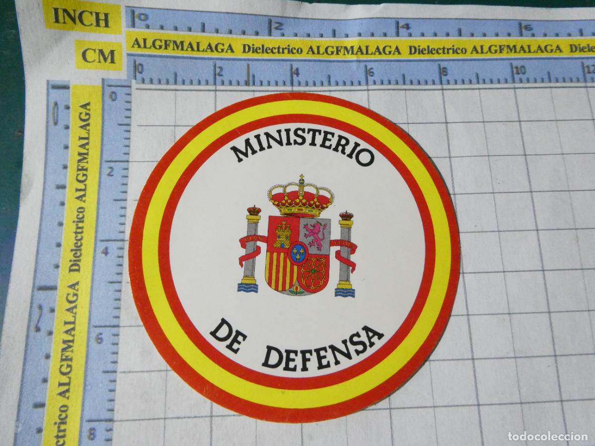 Pegatinas de colecci&oacute;n: PEGATINA POL&Iacute;TICO MILITAR. MINISTERIO DE DEFENSA. 78