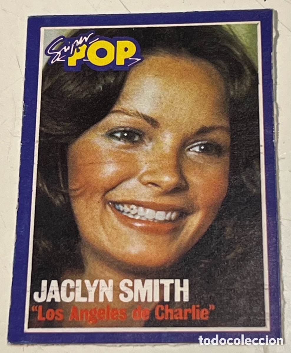 Pegatinas de colecci&oacute;n: Pegatina. Jaclyn Smith. S&uacute;per Pop. A&ntilde;os 70.