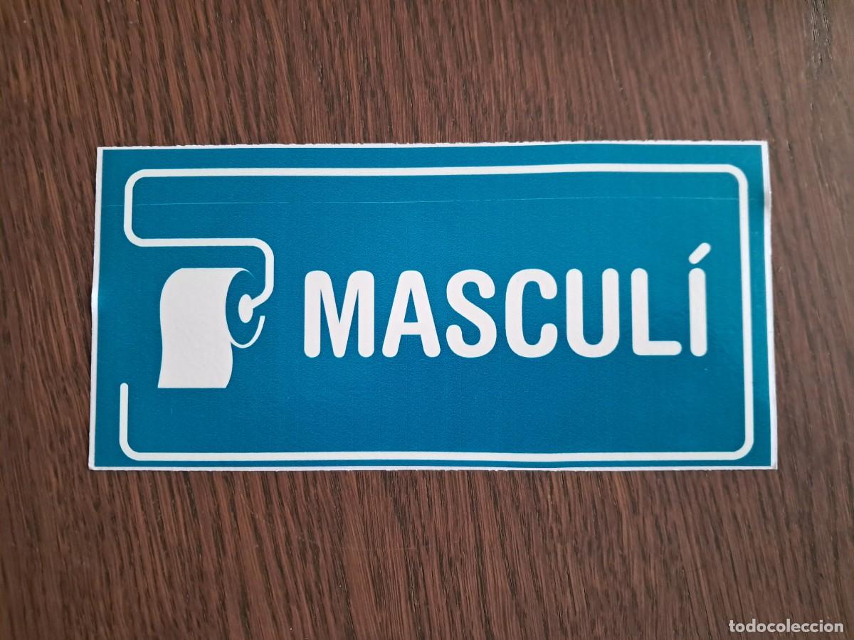 Pegatinas de colecci&oacute;n: pegatina, Mascul&iacute;, indicador de aseo, ba&ntilde;o para hombres.
