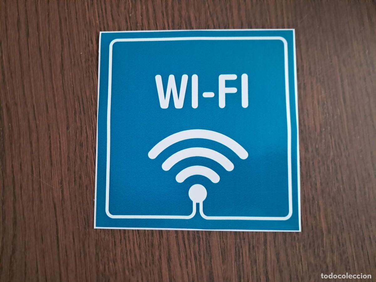 Pegatinas de colecci&oacute;n: pegatina, WI-Fi, indicador de zona wi-fi.
