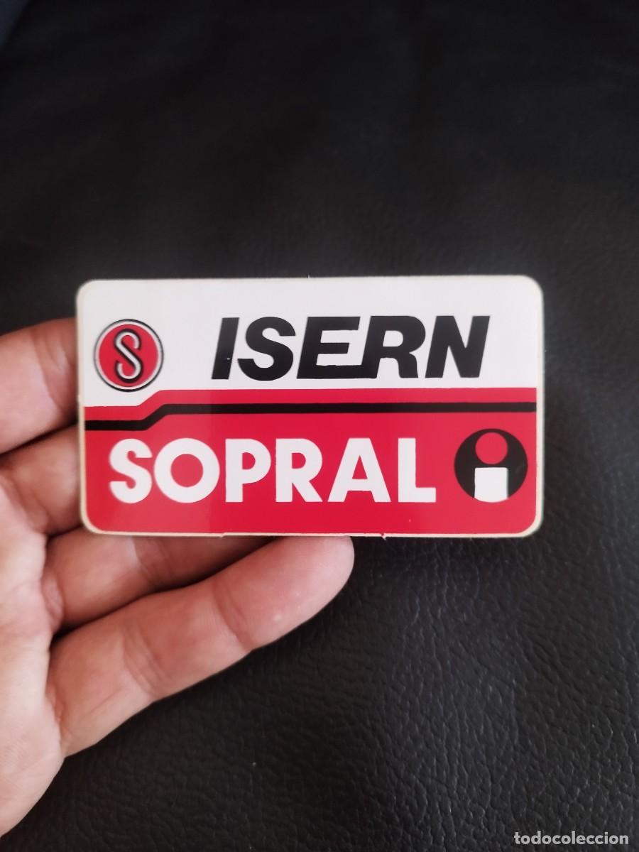 Pegatinas de colecci&oacute;n: Pegatina, adhesivo. Escuder&iacute;a ISERN Sopral. Coches cl&aacute;sicos.