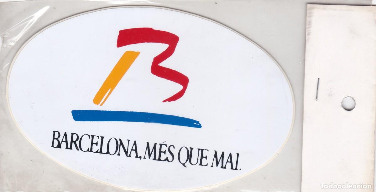 Pegatinas de colecci&oacute;n: PEGATINA BARCELONA, MES QUE MAI - PRECINTADA -