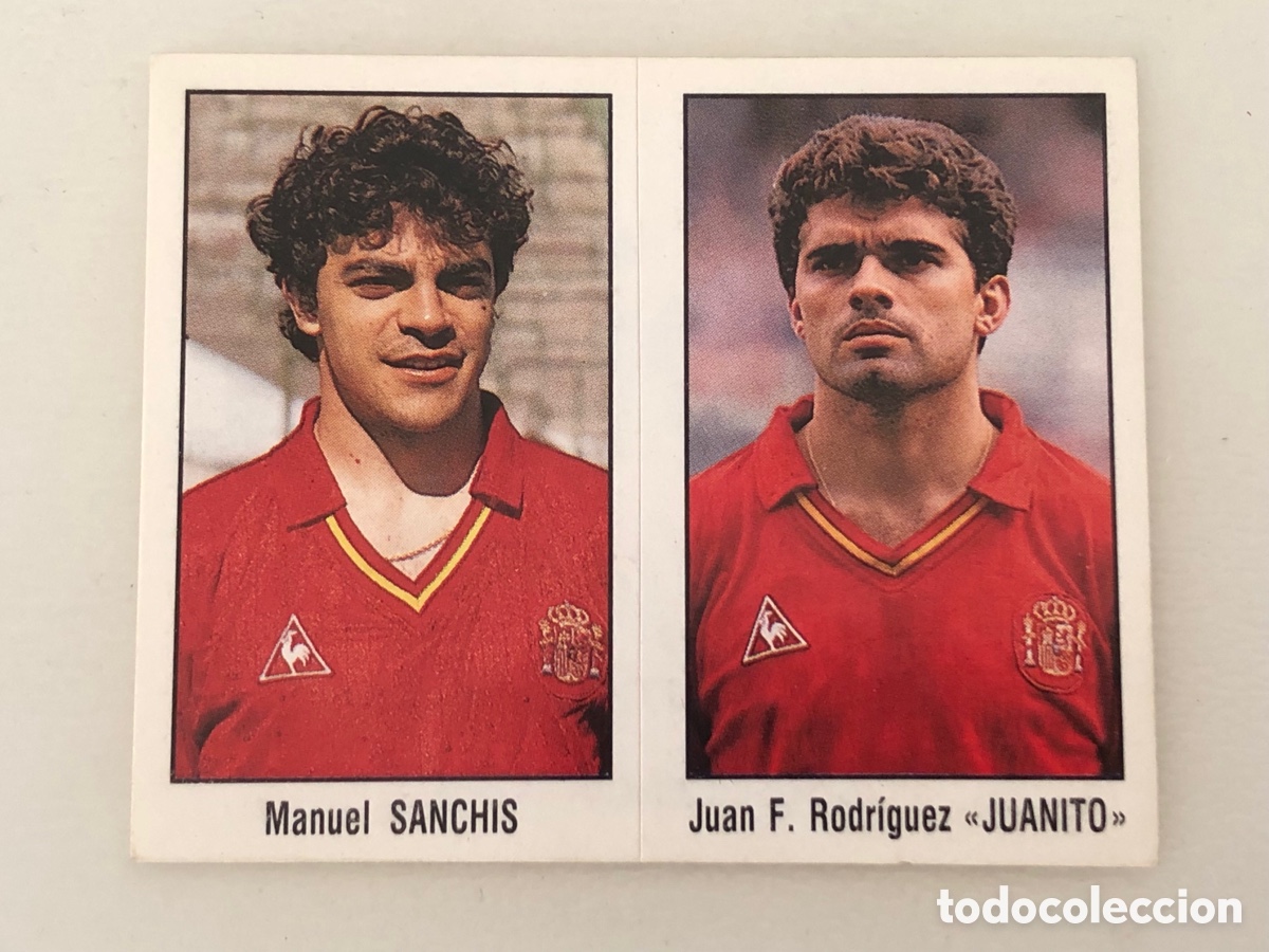 Pegatinas de colecci&oacute;n: Pegatina doble cl&aacute;sica selecci&oacute;n espa&ntilde;ola- Sanchis