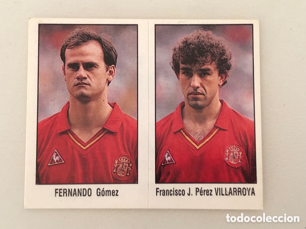 Pegatinas de colecci&oacute;n: Pegatina doble cl&aacute;sica selecci&oacute;n espa&ntilde;ola- Fernando