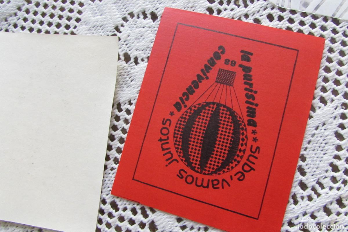 Pegatinas de colecci&oacute;n: COLEGIO LA PURISIMA SALAMANCA SUBE VAMOS JUNTOS CONVIVENCIA 1988