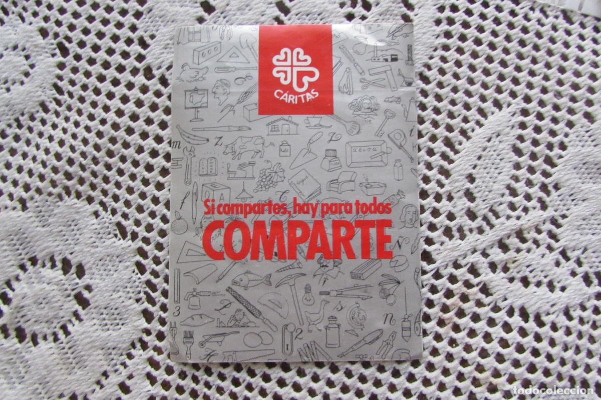 Pegatinas de colecci&oacute;n: PEGATINA CARITAS SI COMPARTES HAY PARA TODOS