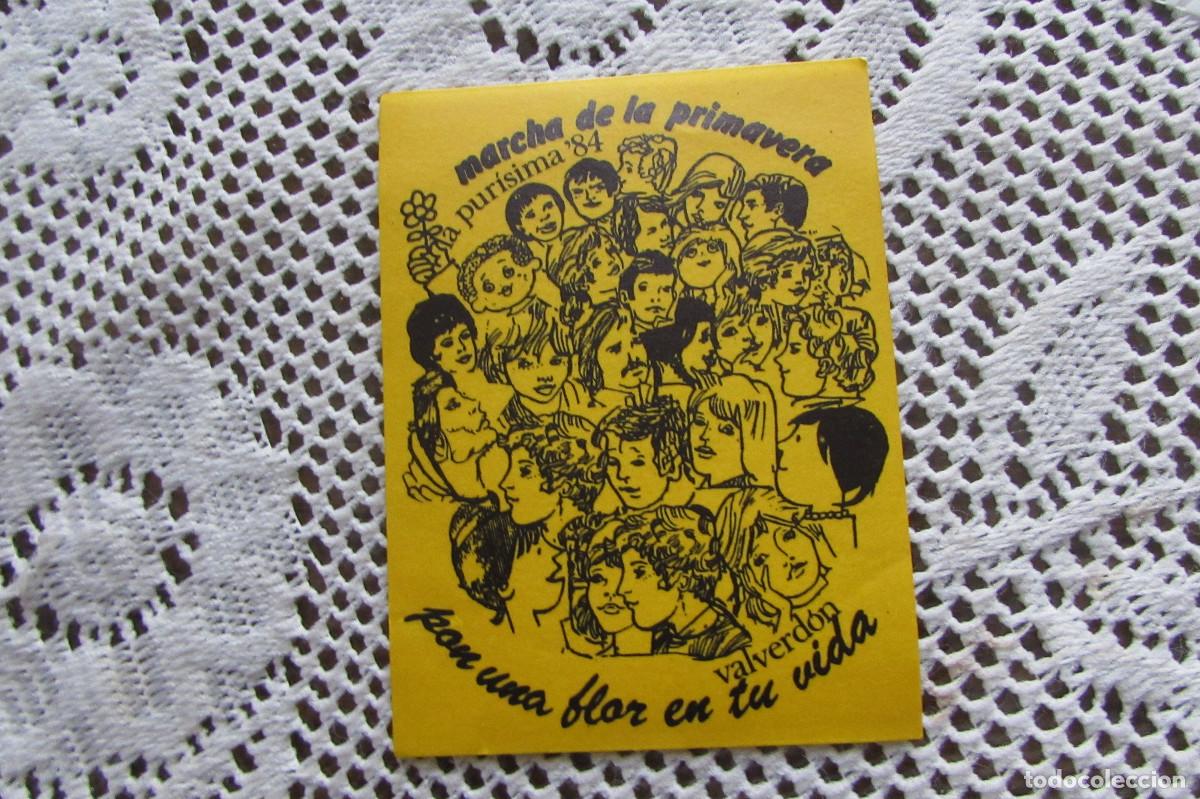Pegatinas de colecci&oacute;n: MARCHA DE LA PRIMAVERA PURISIMA 1984 SALAMANCA VALVERDON
