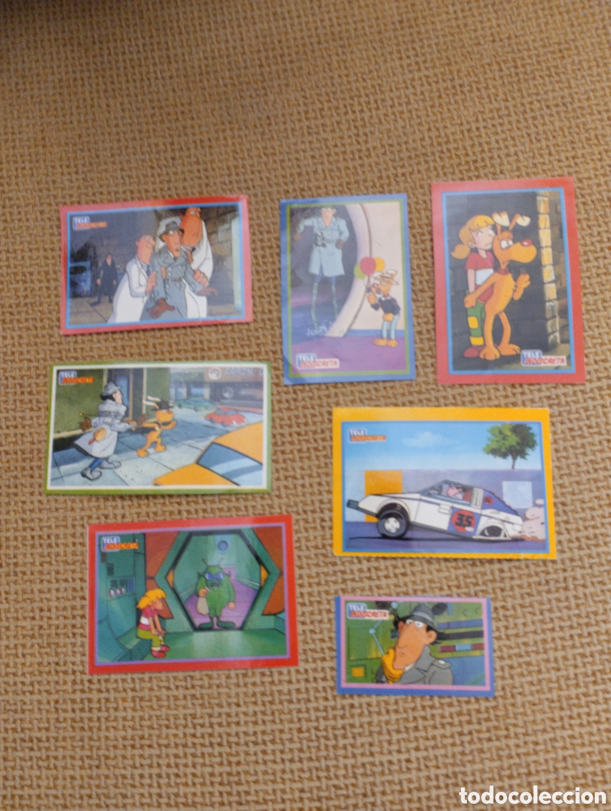 Pegatinas de colecci&oacute;n: Lote cromos Pegatinas El Inspector Gatchet Tele indiscreta