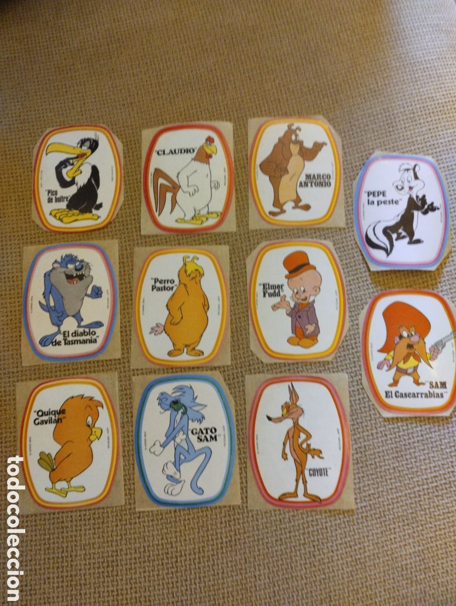 Pegatinas de colecci&oacute;n: Lote Pegatinas Warner Bros Pipas Tostadero