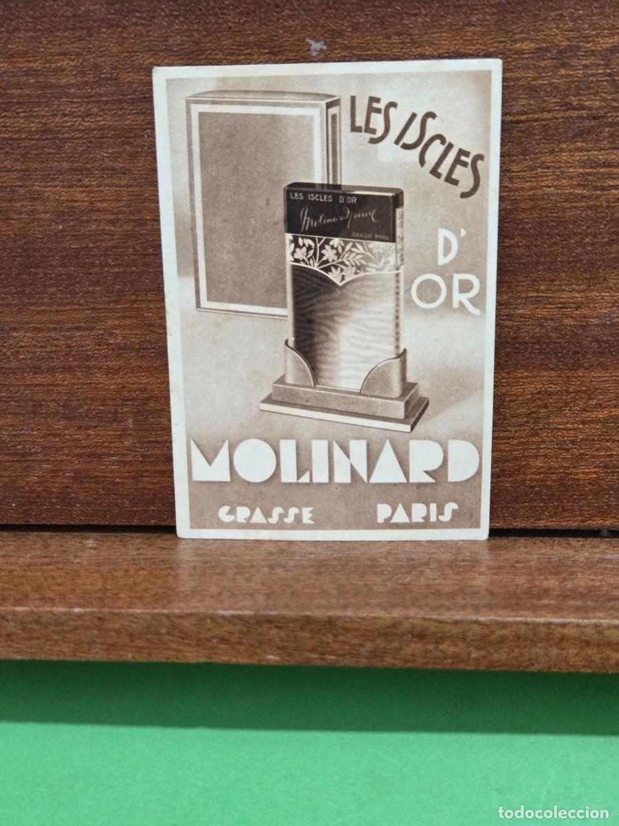 Pegatinas de colecci&oacute;n: ANTIGUA PUBLICIDAD...&rdquo;&rdquo;LES ISCLES D'OR&rdquo;&rdquo;...MOLINARD GRASSE PARIS....PERFUMES...