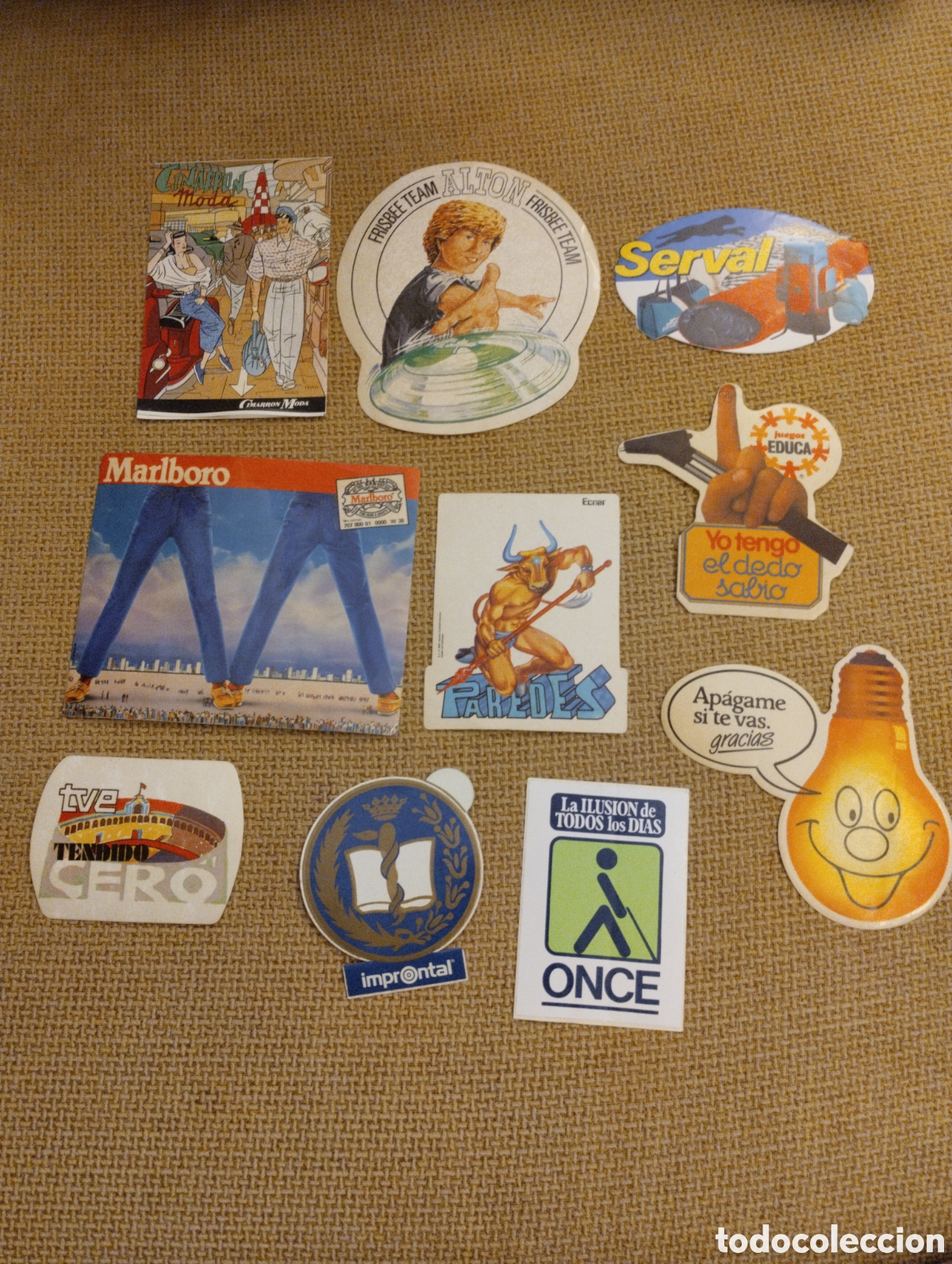 Pegatinas de colecci&oacute;n: Lote de pegatinas antiguas - Foto 1