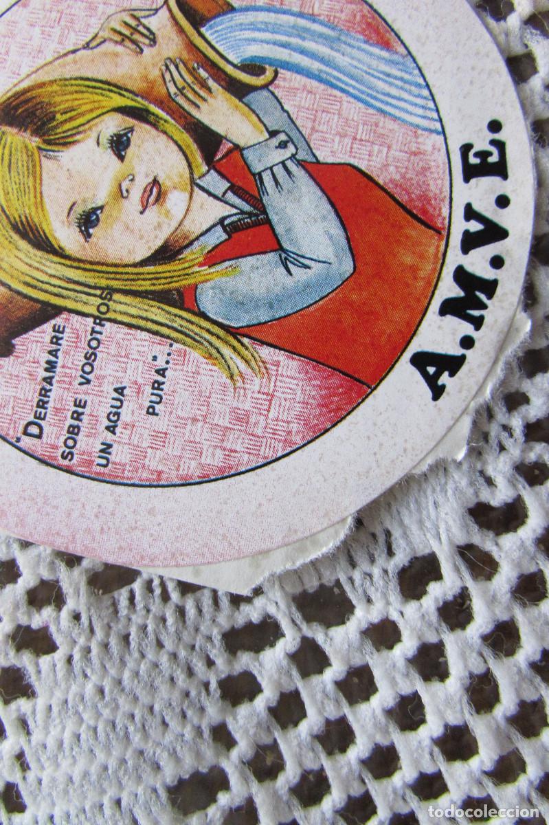 Pegatinas de colecci&oacute;n: PEGATINA RELIGIOSA A.M.V.E. SERVICIO - Foto 2