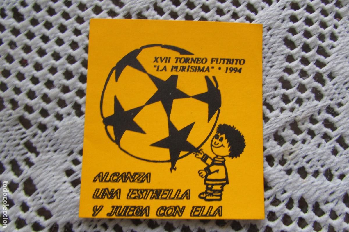 Pegatinas de colecci&oacute;n: XVII TORNEO FUTBITO LA PURISIMA 1994 SALAMANCA