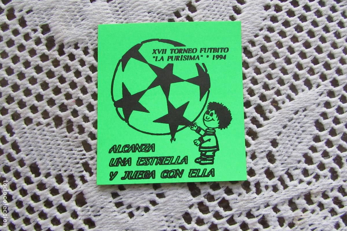 Pegatinas de colecci&oacute;n: XVII TORNEO FUTBITO LA PURISIMA 1994 SALAMANCA