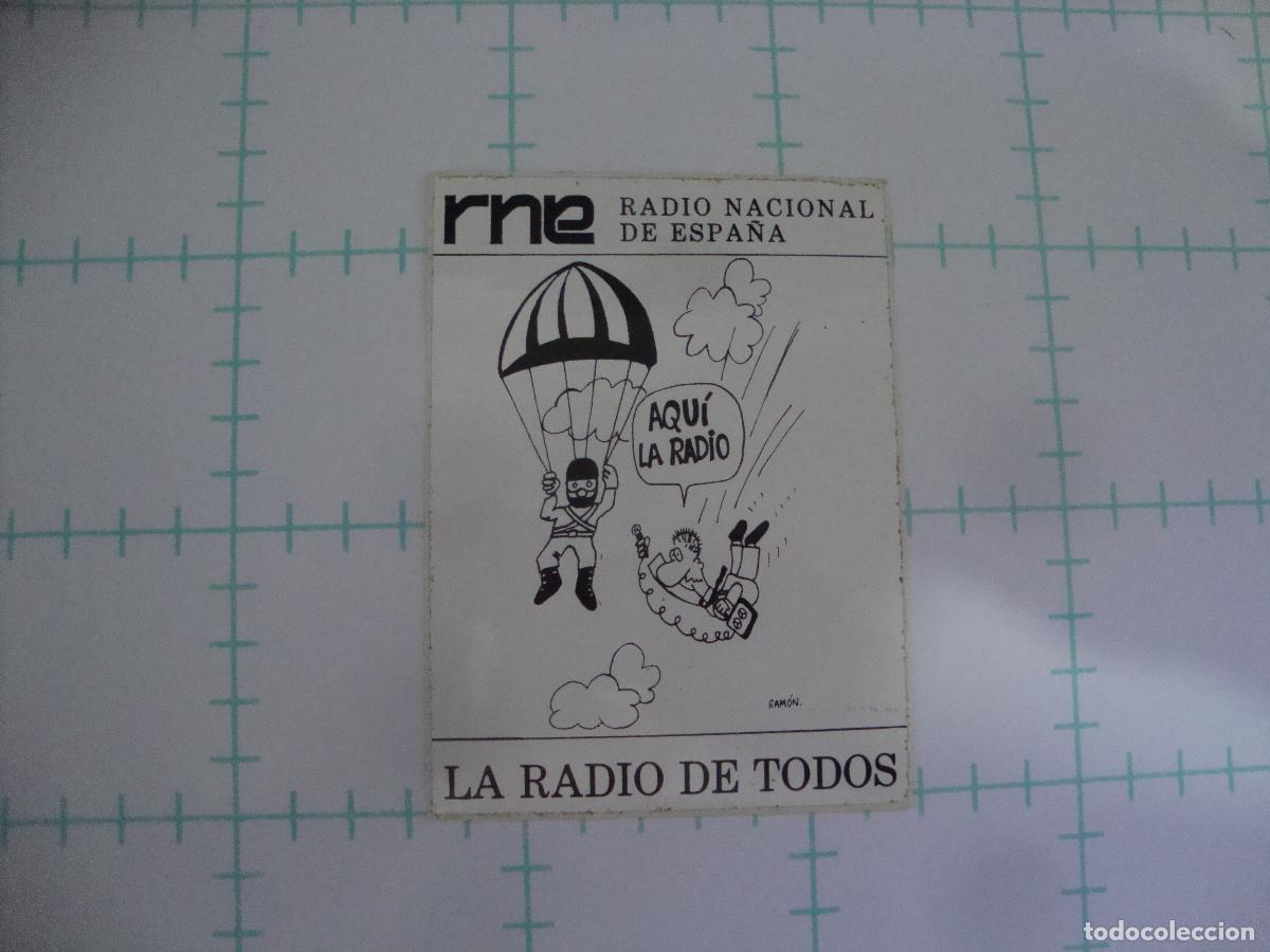 Pegatinas de colecci&oacute;n: PEGATINA NUEVA RADIO NACIONAL DE ESPA&Ntilde;A AQUI LA RADIO