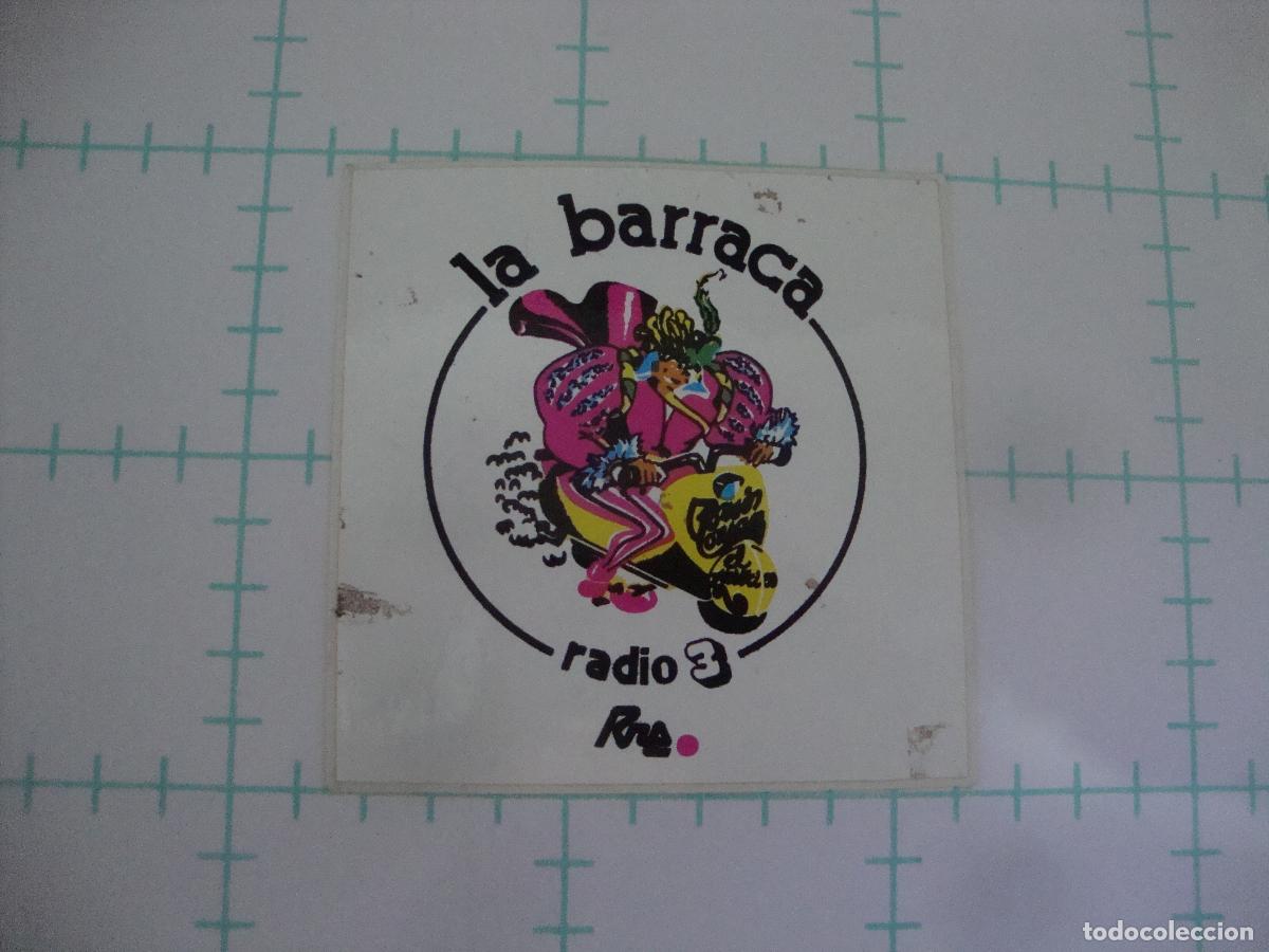 Pegatinas de colecci&oacute;n: PEGATINA NUEVA RADIO NACIONAL DE ESPA&Ntilde;A RADIO 3 LA BARRACA