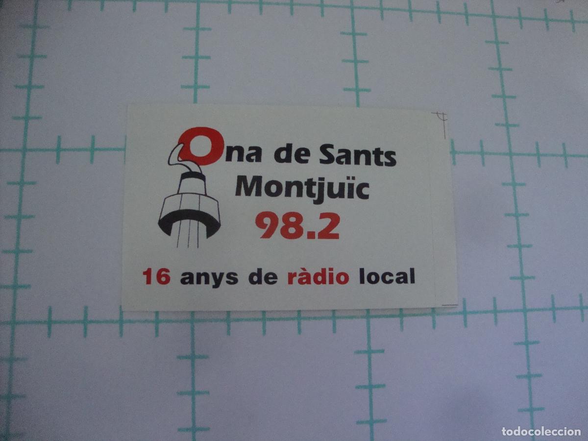 Pegatinas de colecci&oacute;n: PEGATINA NUEVA RADIO ONA DE SANTS MONTJUIC