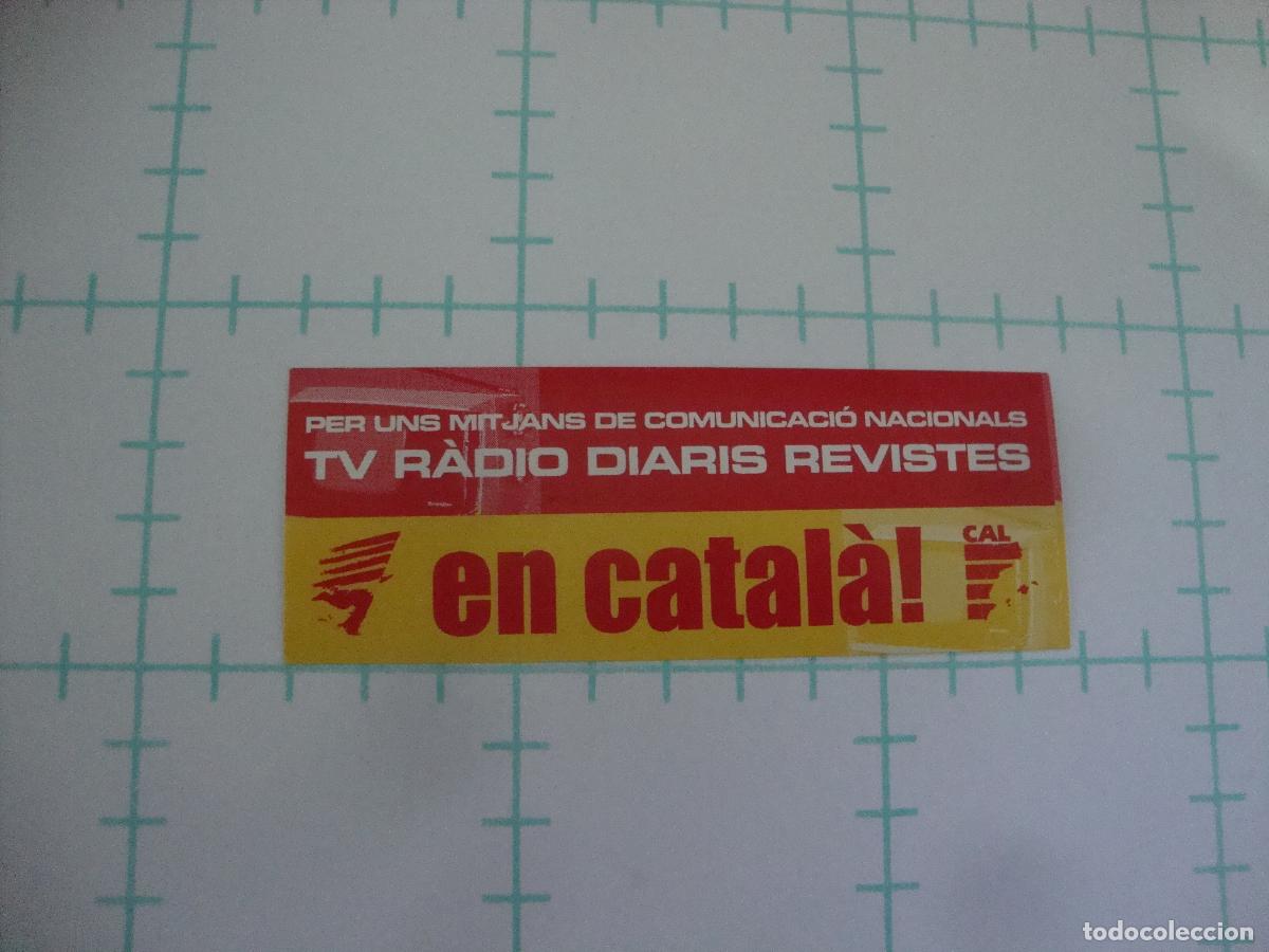 Pegatinas de colecci&oacute;n: PEGATINA NUEVA RADIO PER UNS MITJANS DE COMUNICACIO