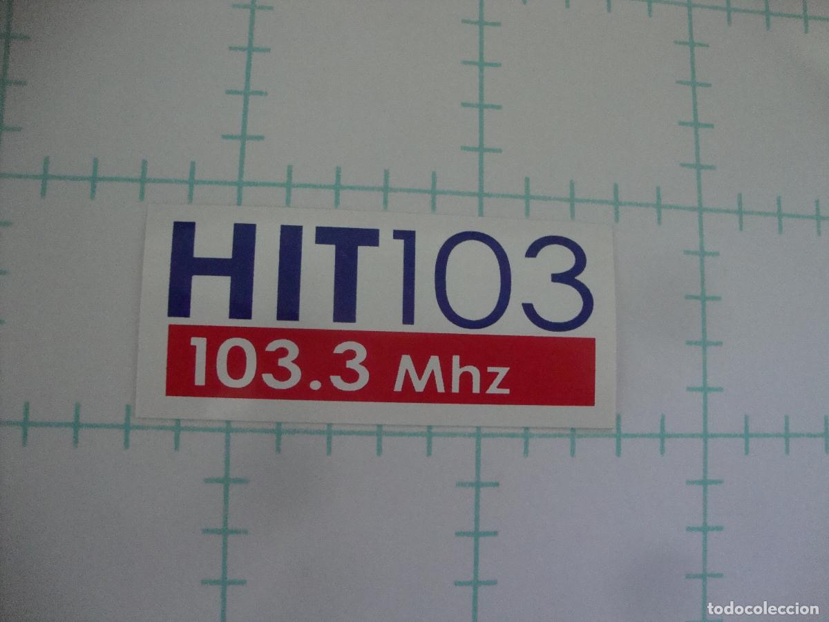 Pegatinas de colecci&oacute;n: PEGATINA NUEVA RADIO HIT 103