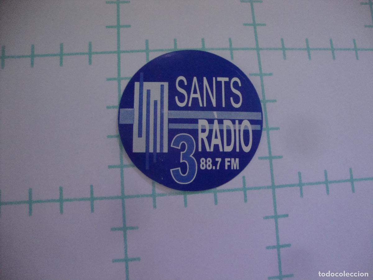 Pegatinas de colecci&oacute;n: PEGATINA NUEVA RADIO SANTS 3 RADIO