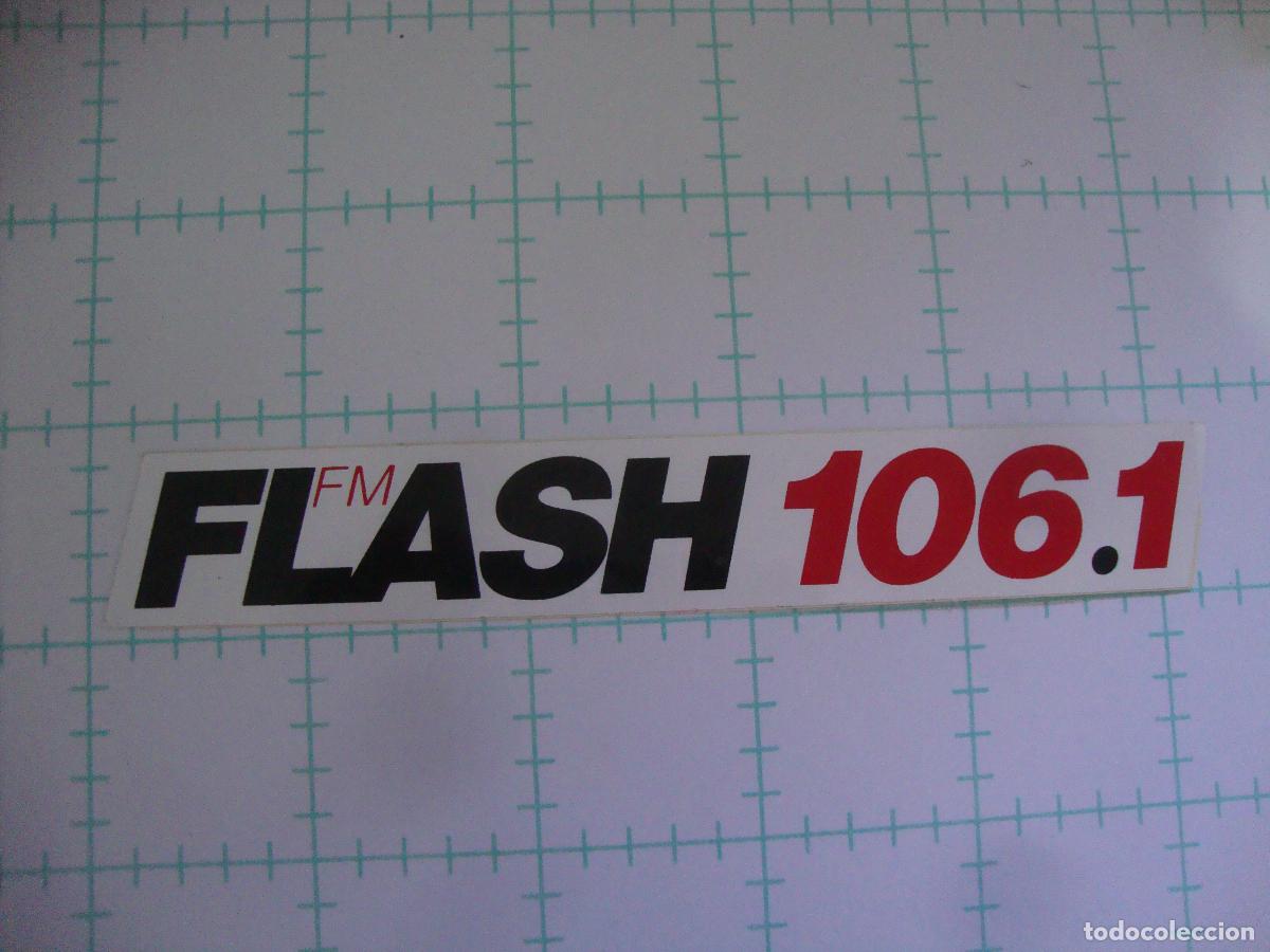 Pegatinas de colecci&oacute;n: PEGATINA NUEVA RADIO FLASH FM
