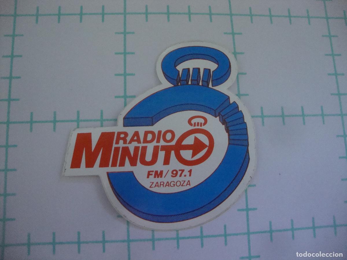 Pegatinas de colecci&oacute;n: PEGATINA NUEVA RADIO MINUTO ZARAGOZA