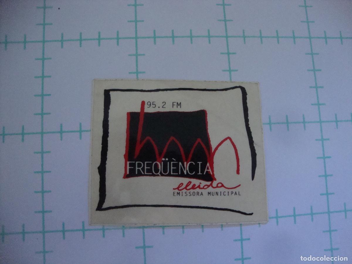 Pegatinas de colecci&oacute;n: PEGATINA NUEVA RADIO FREQUENCIA LLEIDA