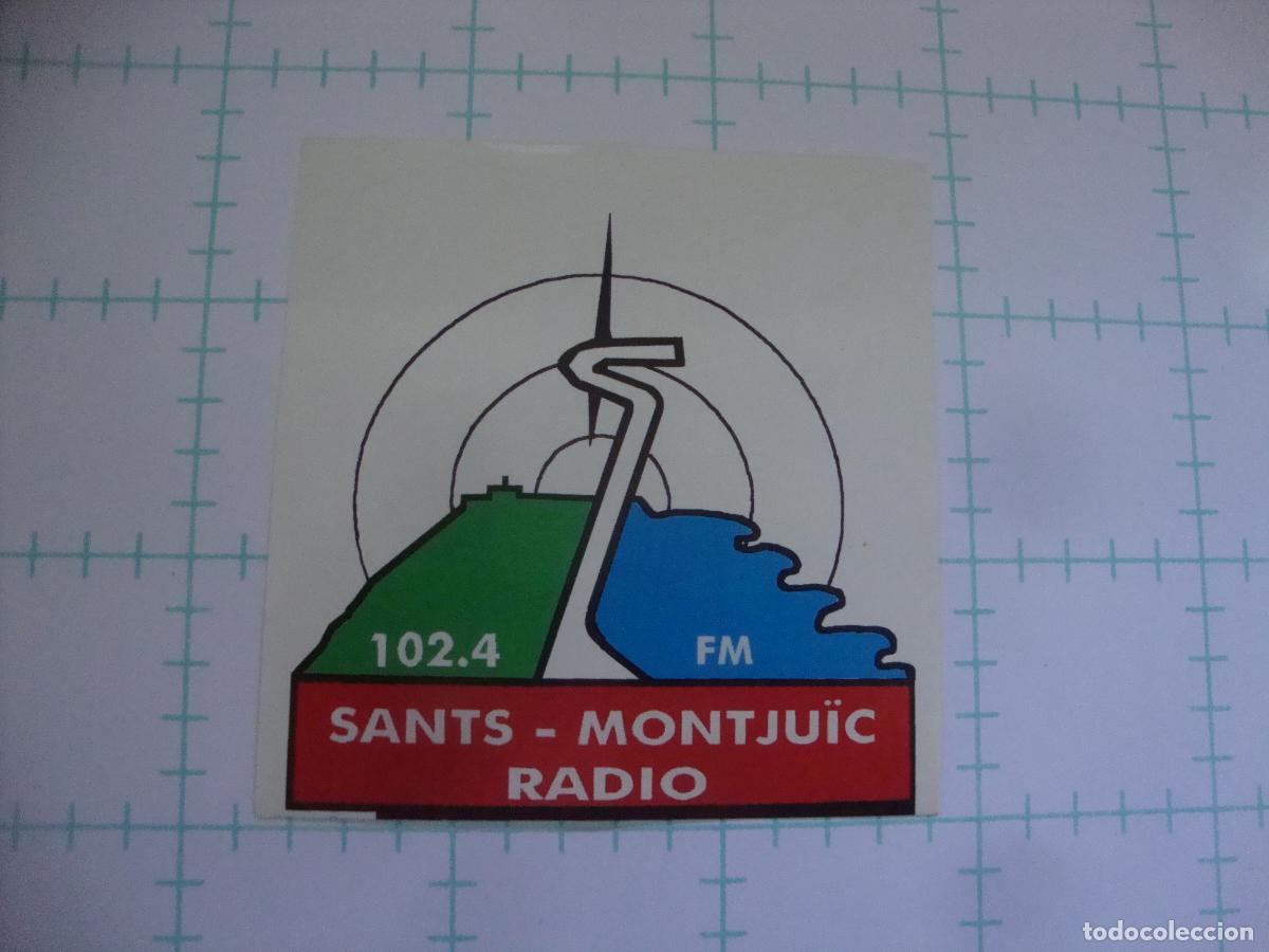 Pegatinas de colecci&oacute;n: PEGATINA NUEVA RADIO SANTS MONTJUIC