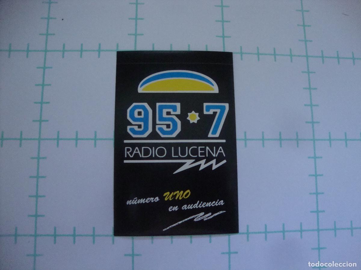 Pegatinas de colecci&oacute;n: PEGATINA NUEVA RADIO LUCENA NUMERO UNO EN ANDALUCIA