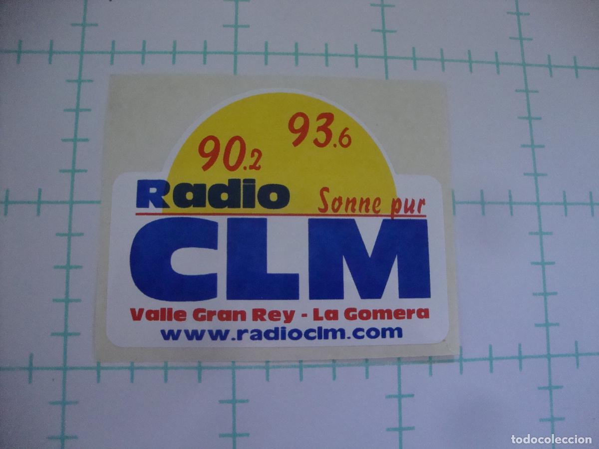 Pegatinas de colecci&oacute;n: PEGATINA NUEVA RADIO CLM VALE GRAN REY LA GOMERA