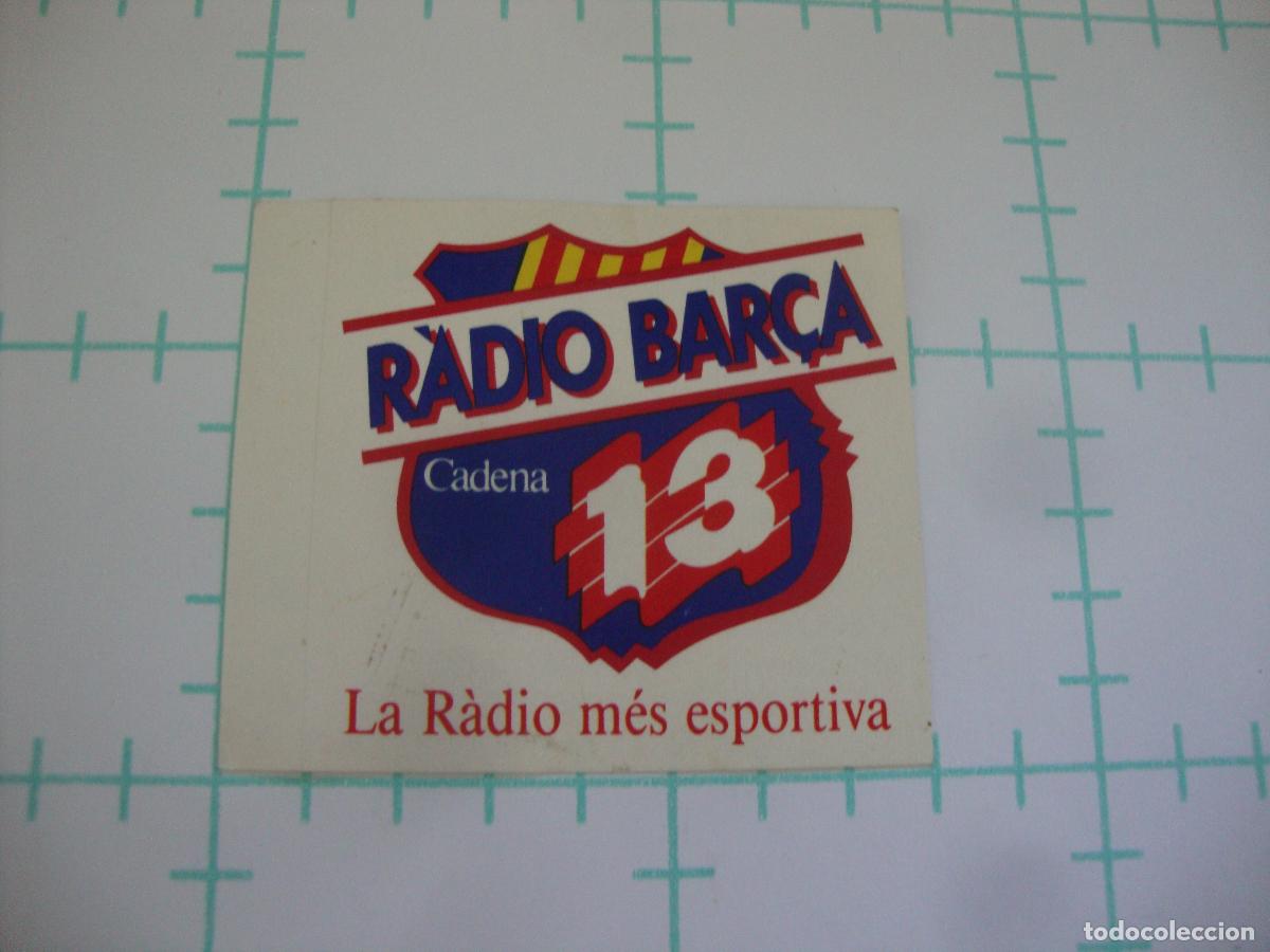 Pegatinas de colecci&oacute;n: PEGATINA NUEVA RADIO CADENA 13 RADIO BAR&Ccedil;A