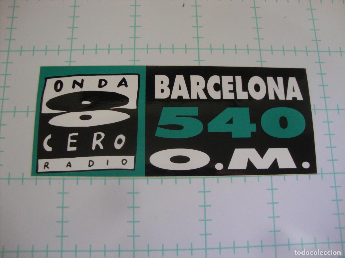 Pegatinas de colecci&oacute;n: PEGATINA NUEVA RADIO ONDA CERO BARCELONA