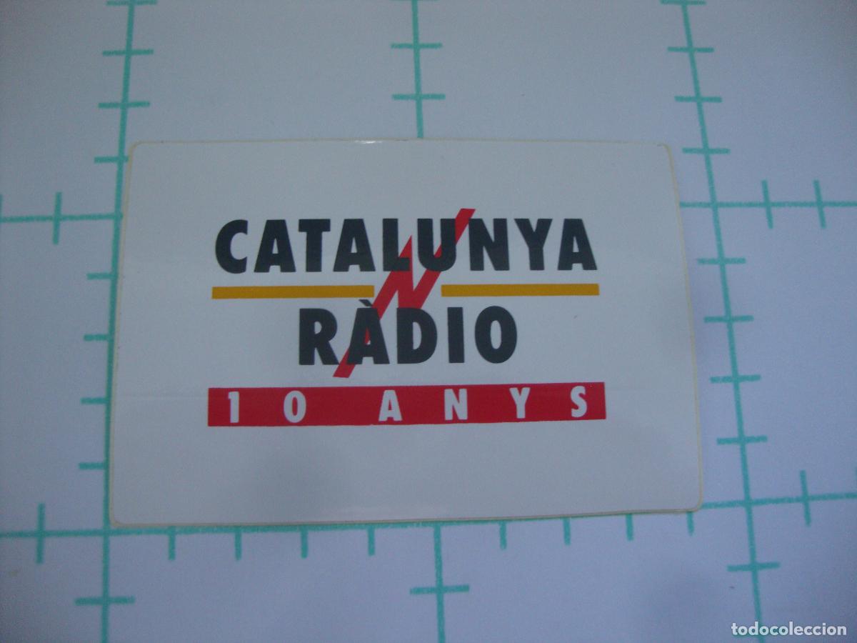 Pegatinas de colecci&oacute;n: PEGATINA NUEVA RADIO CATALUNYA RADIO 10 ANYS