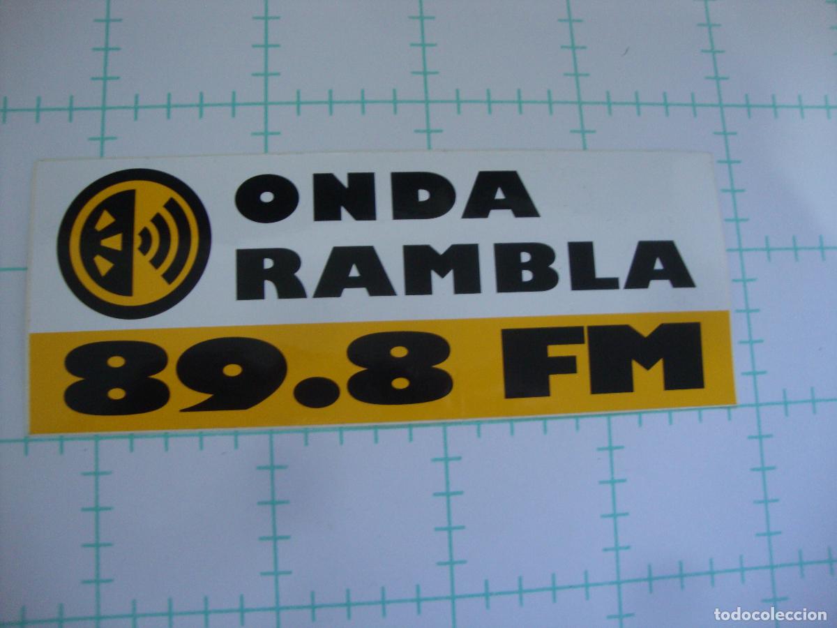 Pegatinas de colecci&oacute;n: PEGATINA NUEVA RADIO ONDA RAMBLA